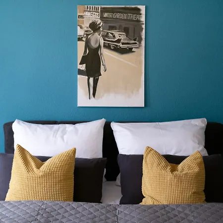 Bella - Business&family - 2 Direkt Neben Schloss, Parkplatz, Smarttv, Netflix, Waschmaschine, 24h Checkin, 71qm, Kingsizebett, Hotelbettwaesche لودفيغسبرغ